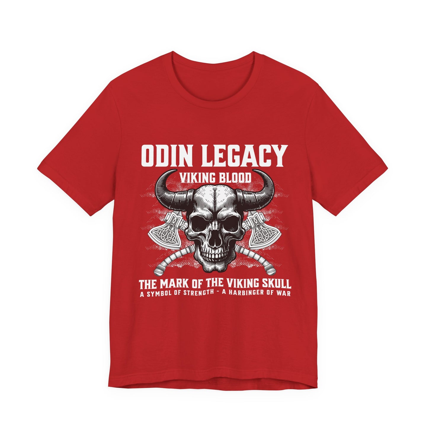 Odin Legacy Viking Skull TโShirt