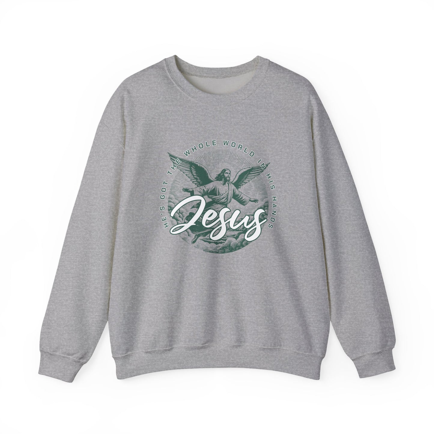 He's got the whole world in his hands Sweatshirt