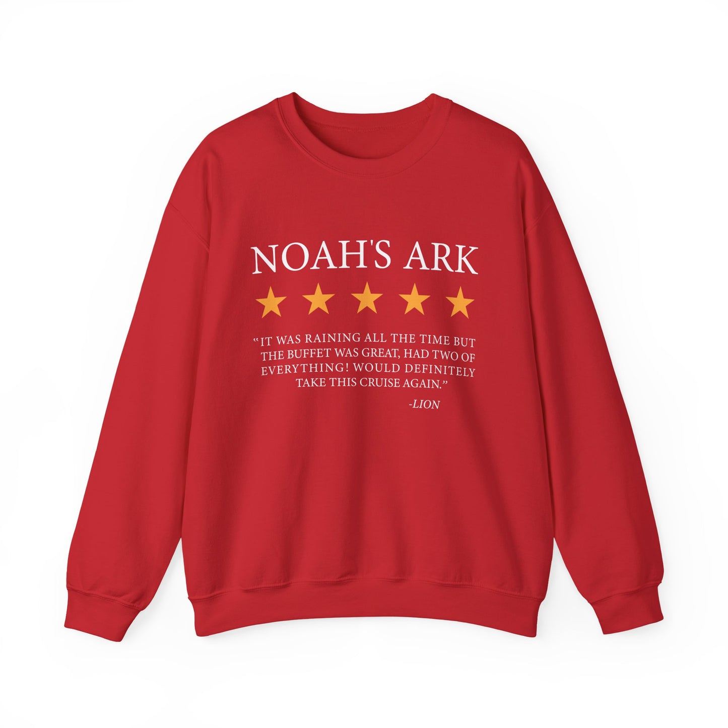 Noah’s Ark Review by a Lion Sweatshirts