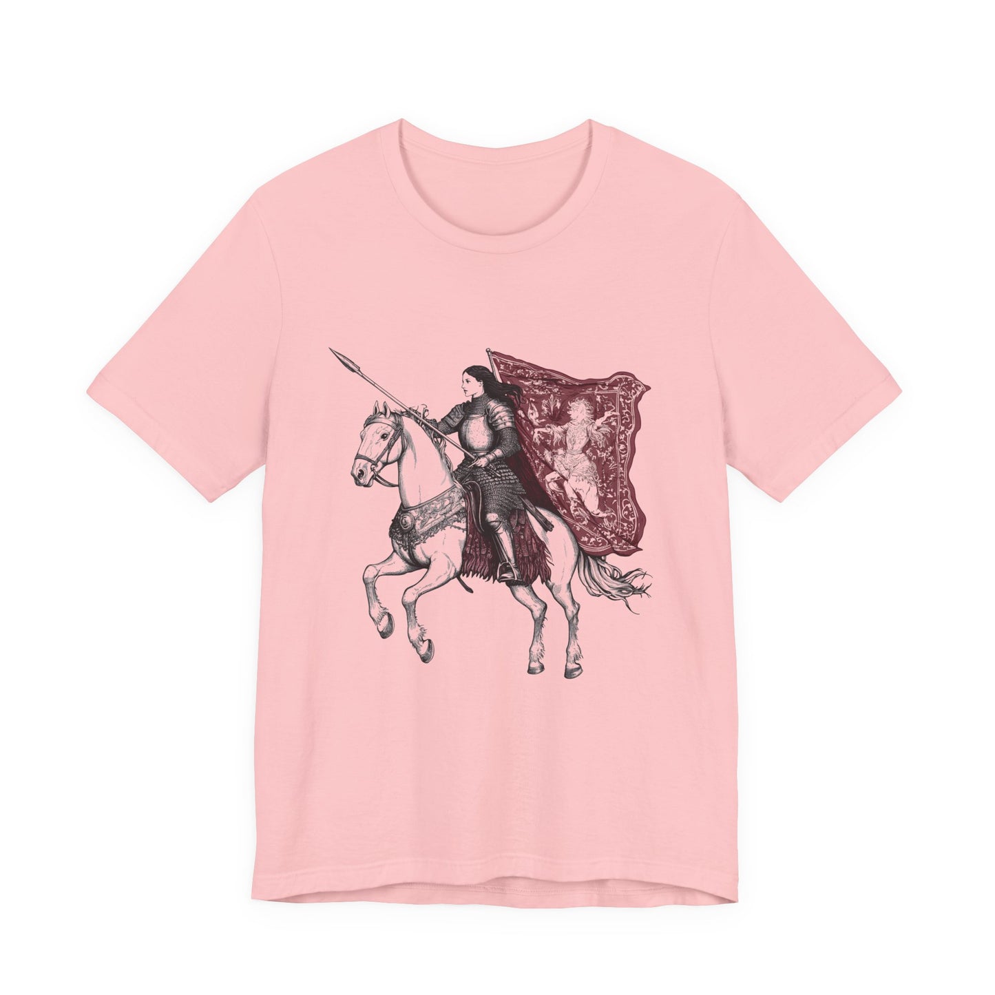 Medieval Knight Warrior Maiden TโShirt