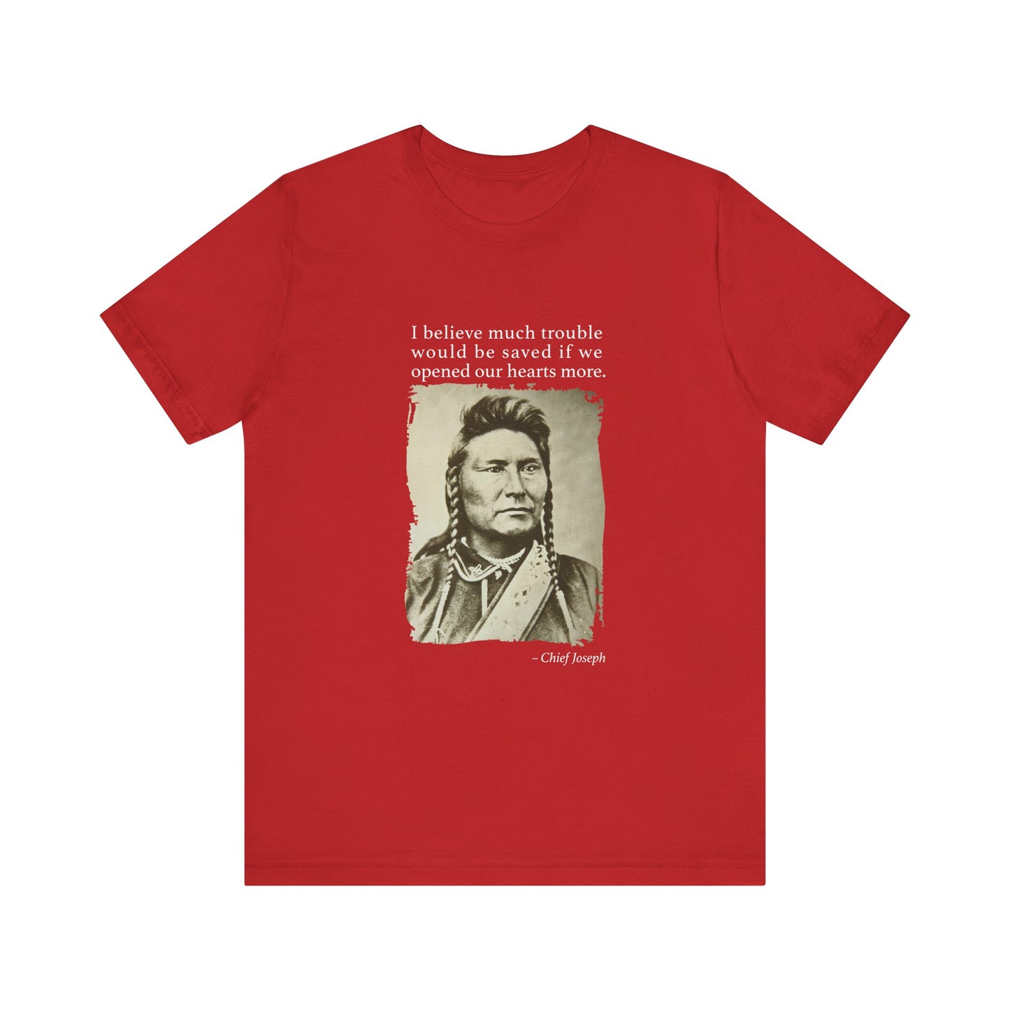 Chief Joseph Open Hearts T-Shirt