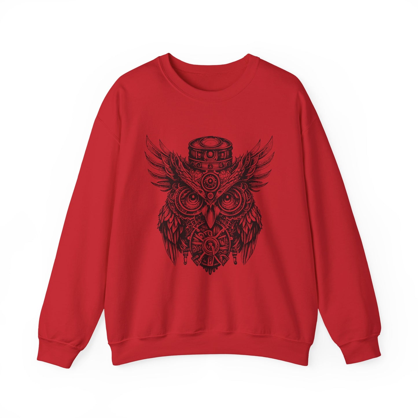 Steampunk Owl Retro Sweatshirt