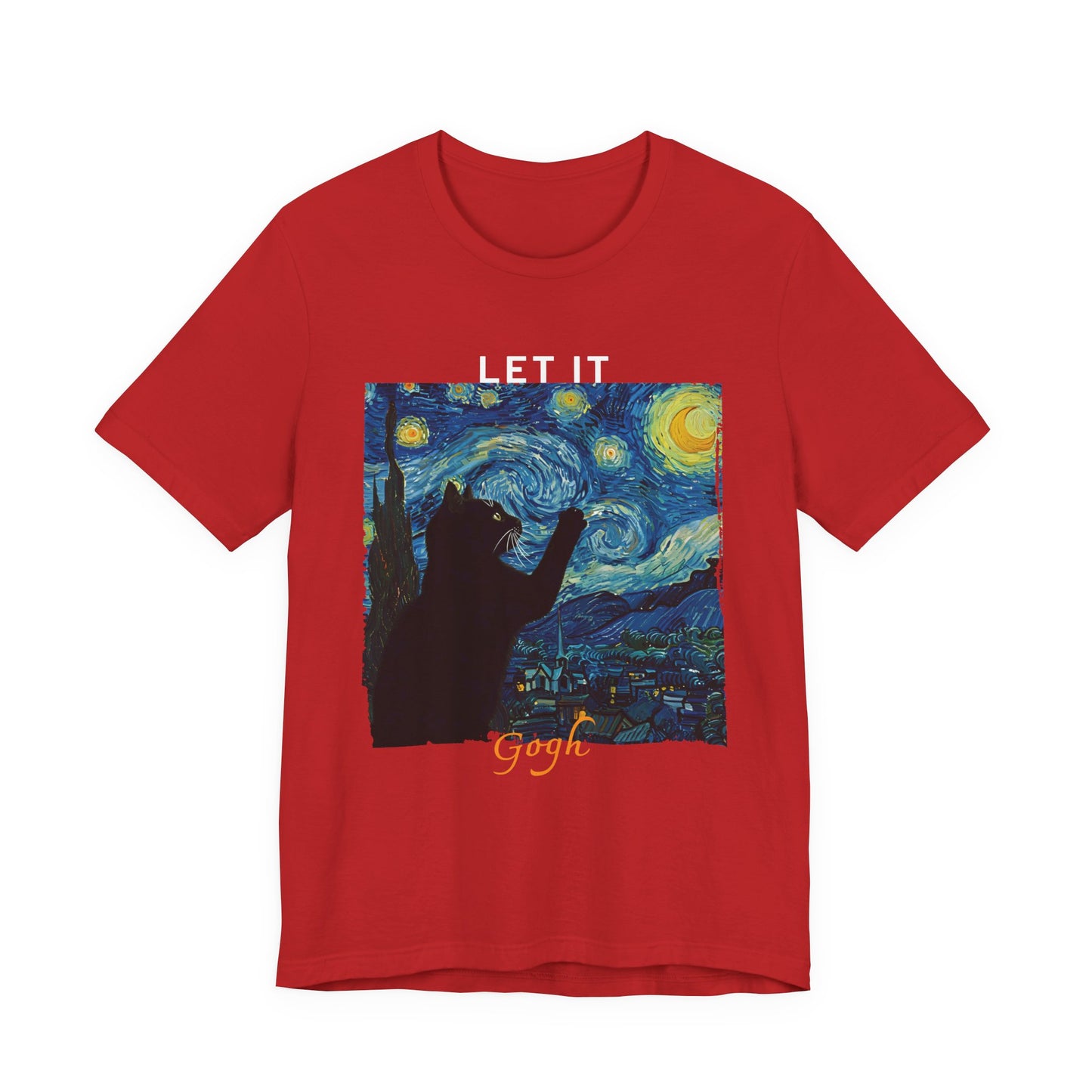 Van Gogh Starry Night Let It Gogh TโShirt