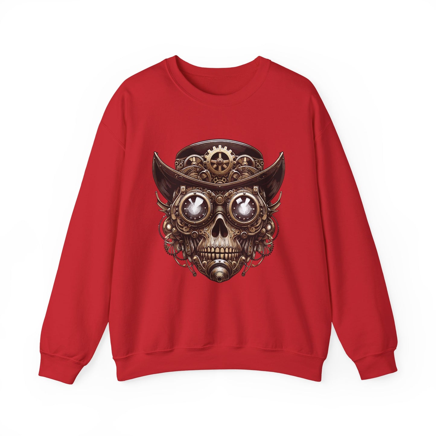 Skull Top Hat Steampunk Sweatshirt