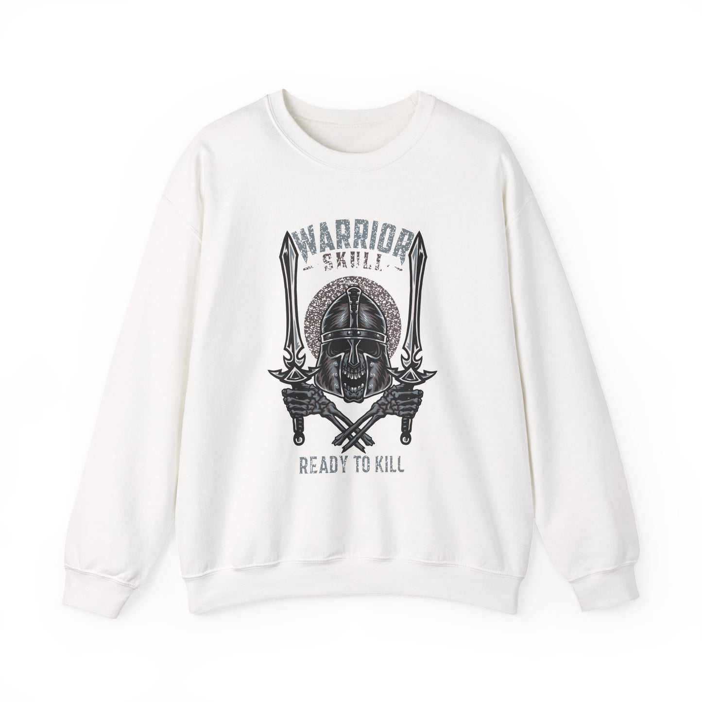 Warrior skull Ready to kill Sweatshirt