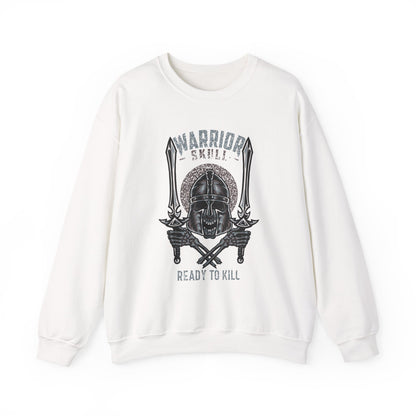 Warrior skull Ready to kill Sweatshirt