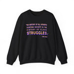 The history of all hitherto existing Sweatshirt