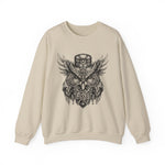 Steampunk Owl  Retro Sweatshirt