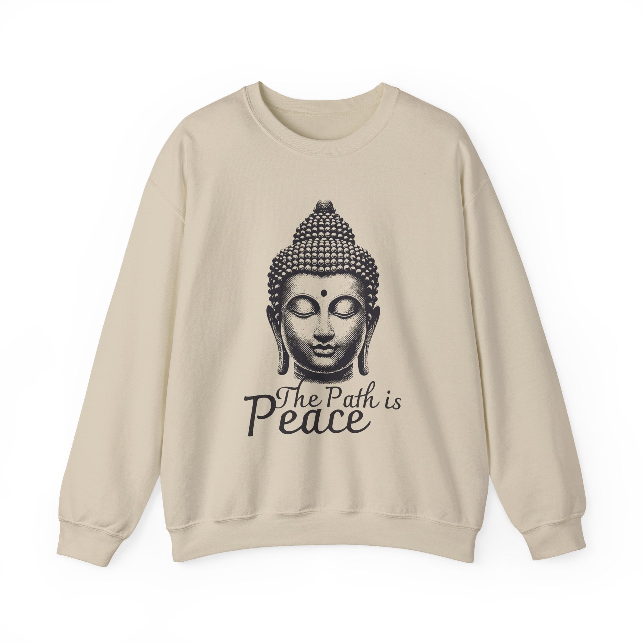 The path is peace Buddha Sweatshirt