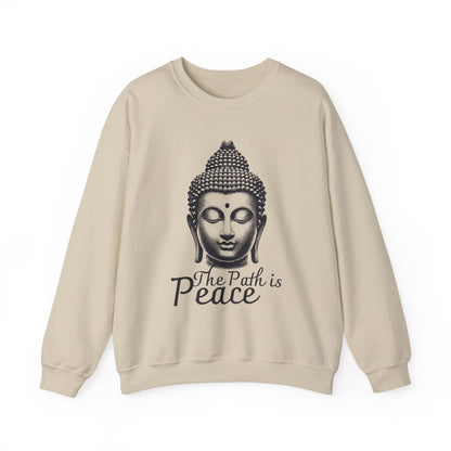 The path is peace Buddha Sweatshirt