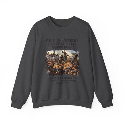 Out Of Ammo Throw Rocks Sweatshirt