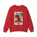 Statue Liberty Postage Stamp Sweatshirt