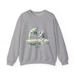 Astronaut standing Moon Sweatshirt