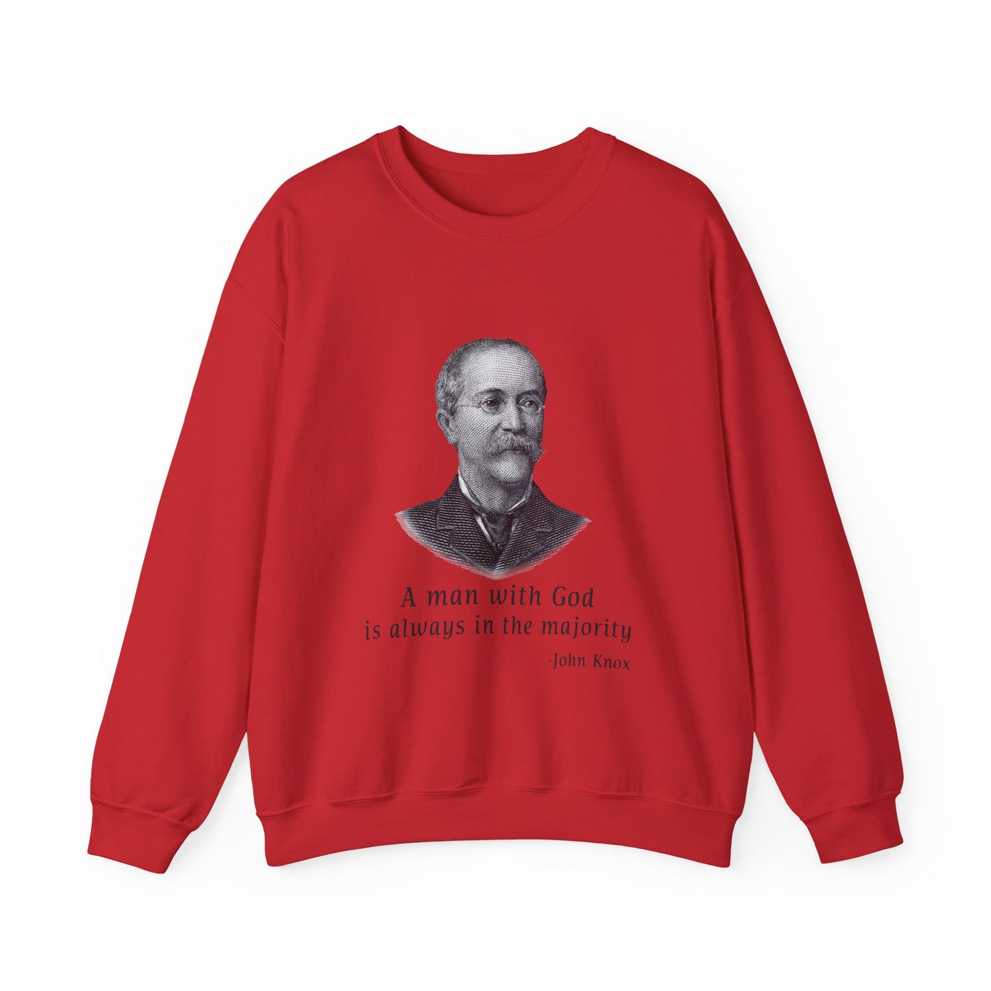 A man with God is always in the majority Sweatshirt