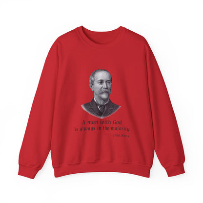 A man with God is always in the majority Sweatshirt