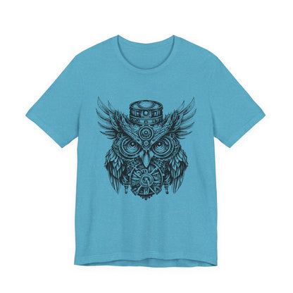 Steampunk Owl  Retro T-Shirt