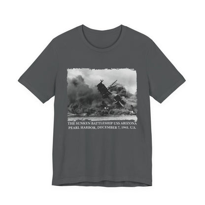 The sunken battleship USS Arizona Pearl Harbor T-Shirt