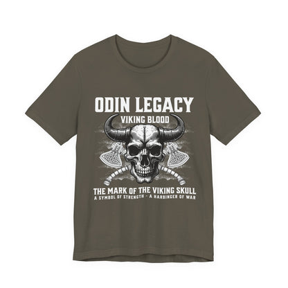 Odin Legacy Viking Skull T‑Shirt