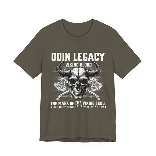 Odin Legacy Viking Skull T‑Shirt