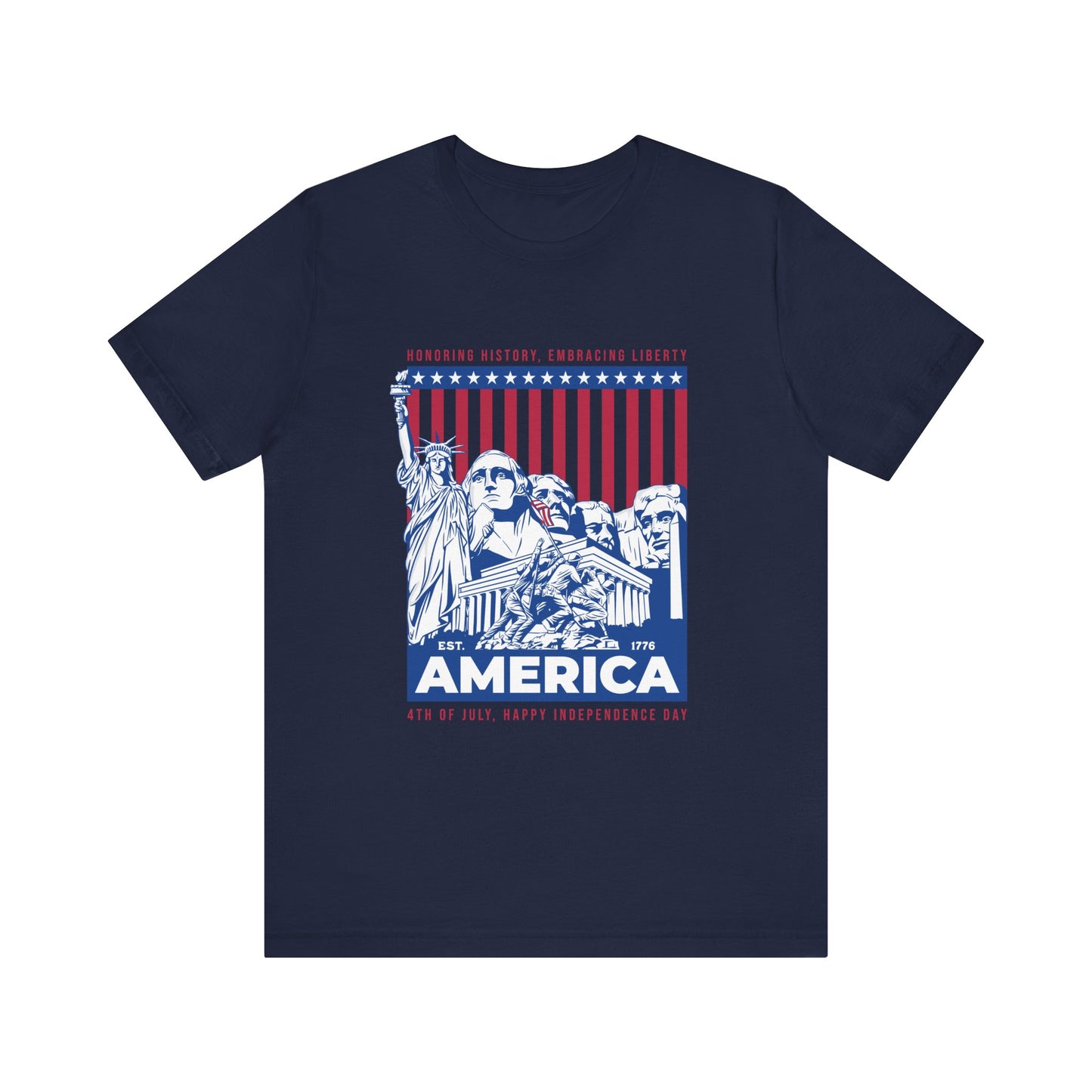 Honoring history happy independence day T-Shirt