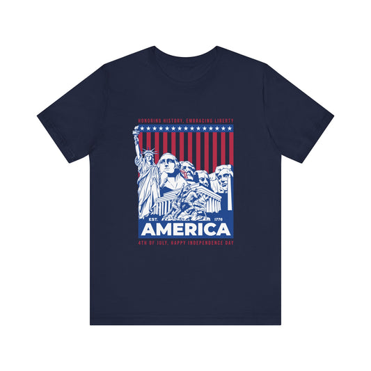 Honoring history happy independence day T-Shirt