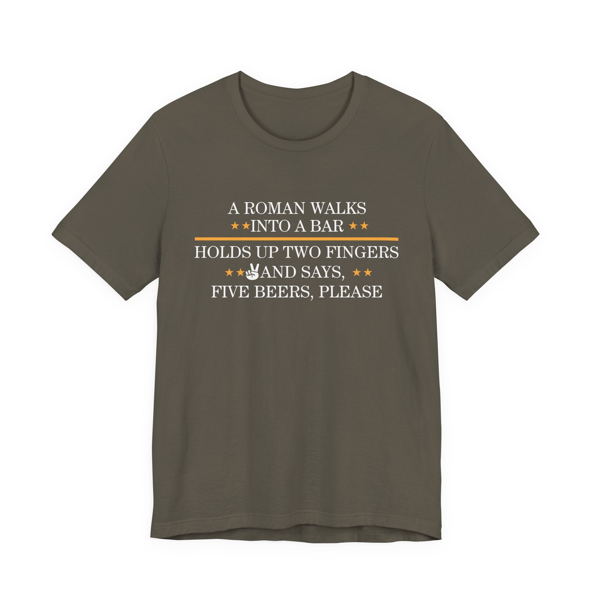 Roman Walks Into a Bar T‑Shirt