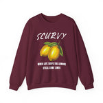 Scurvy When life skips the lemons Sweatshirts