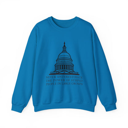 Stupid People In Large Groups Sweatshirt