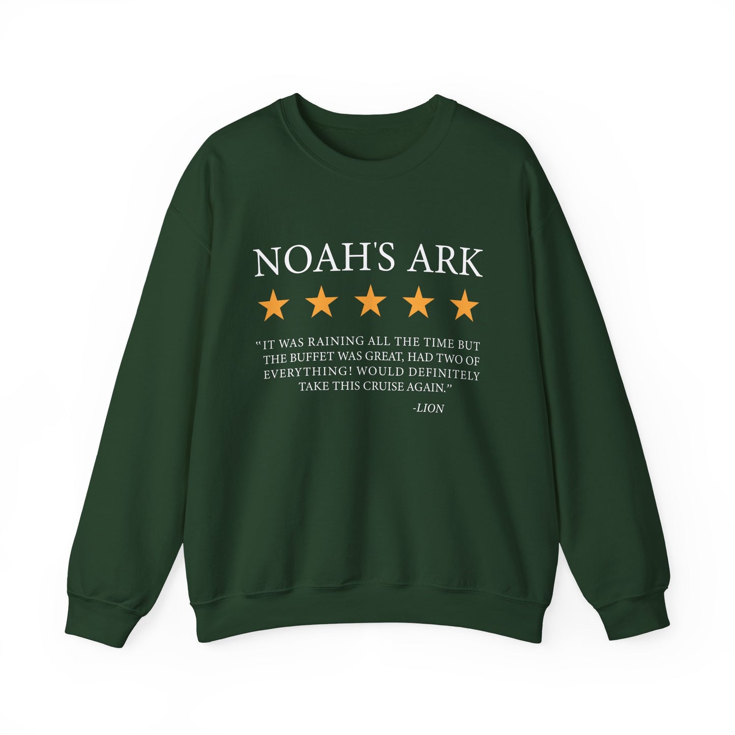 Noah’s Ark Review by a Lion Sweatshirts