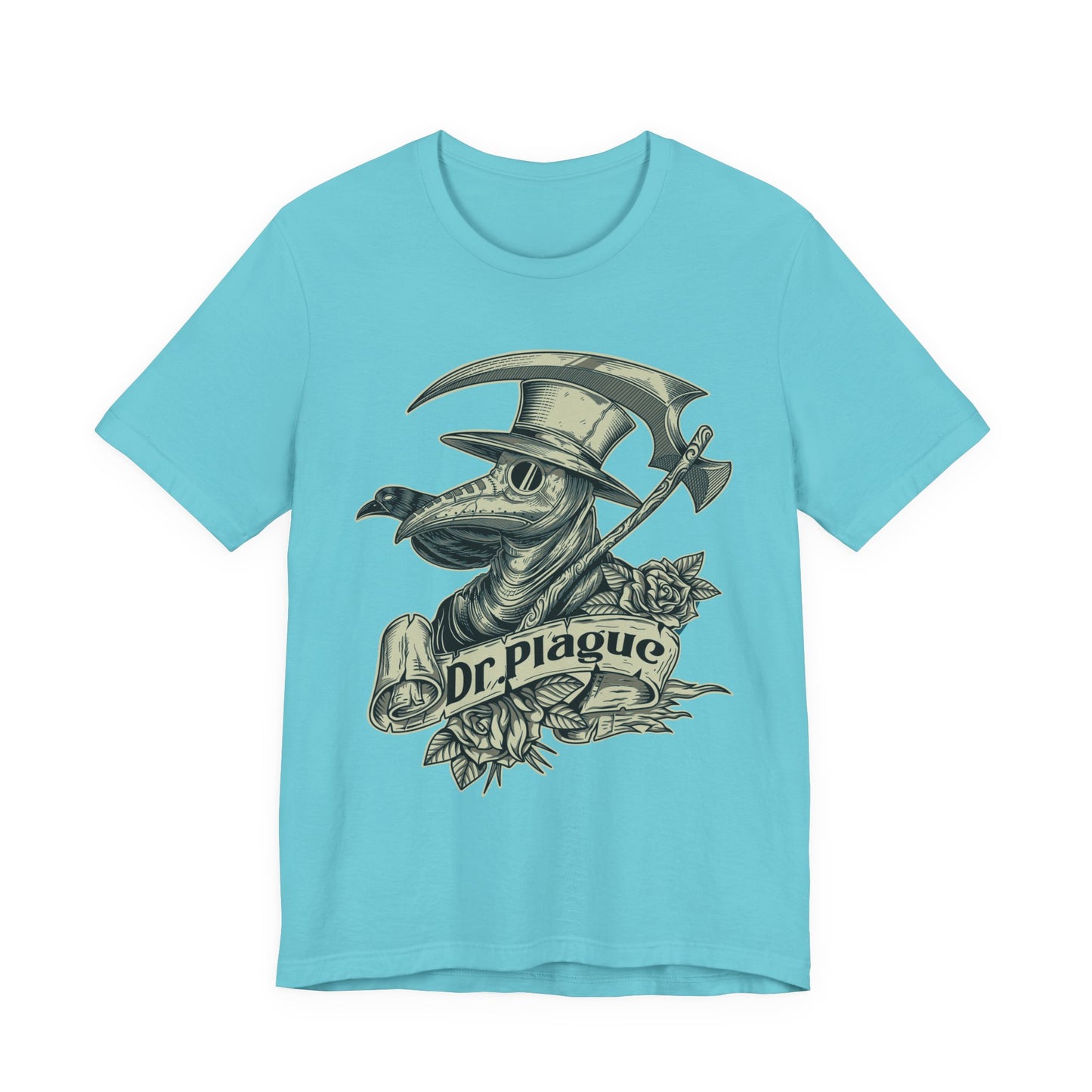Plague Doctor Roses T-Shirt