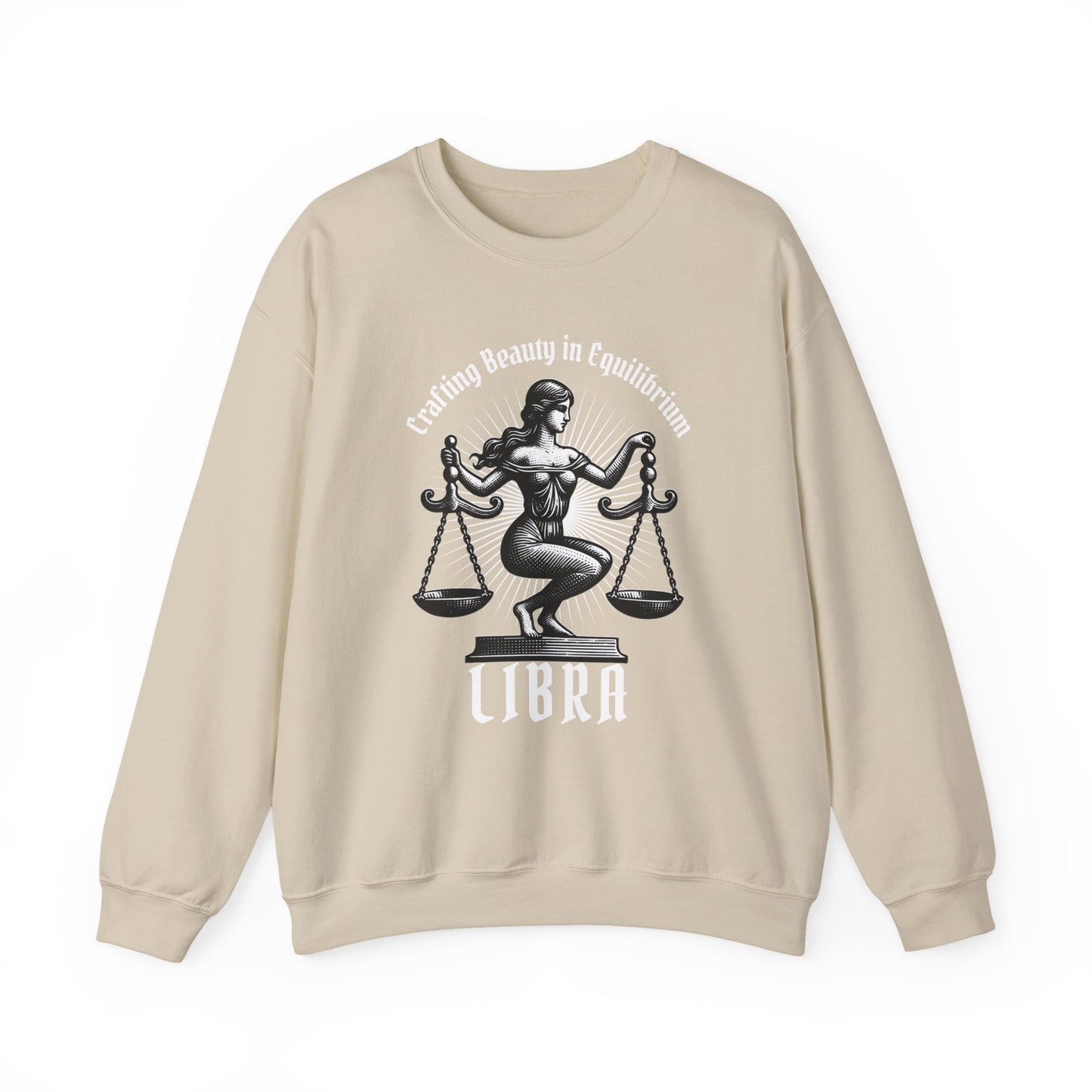 Crafting Beauty in Equilibrium Libra Sweatshirts