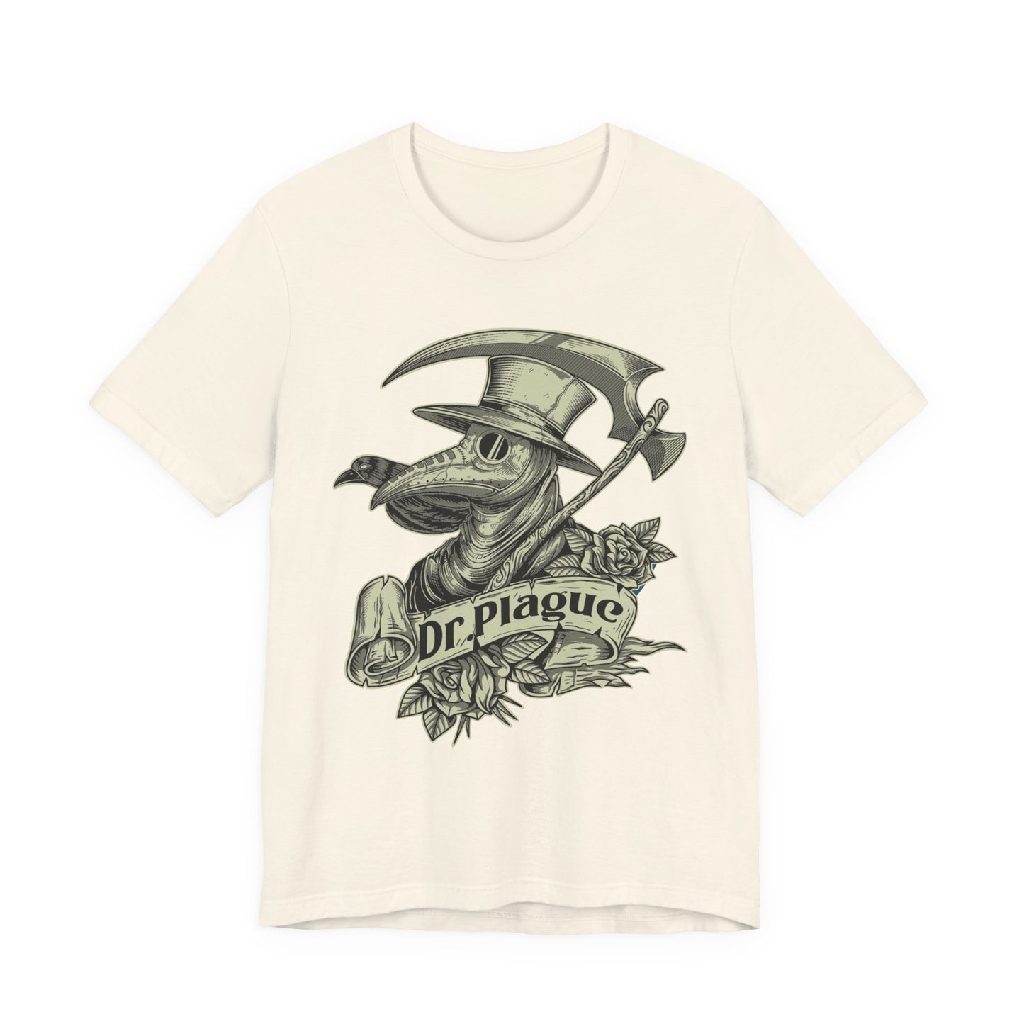 Plague Doctor Roses T-Shirt