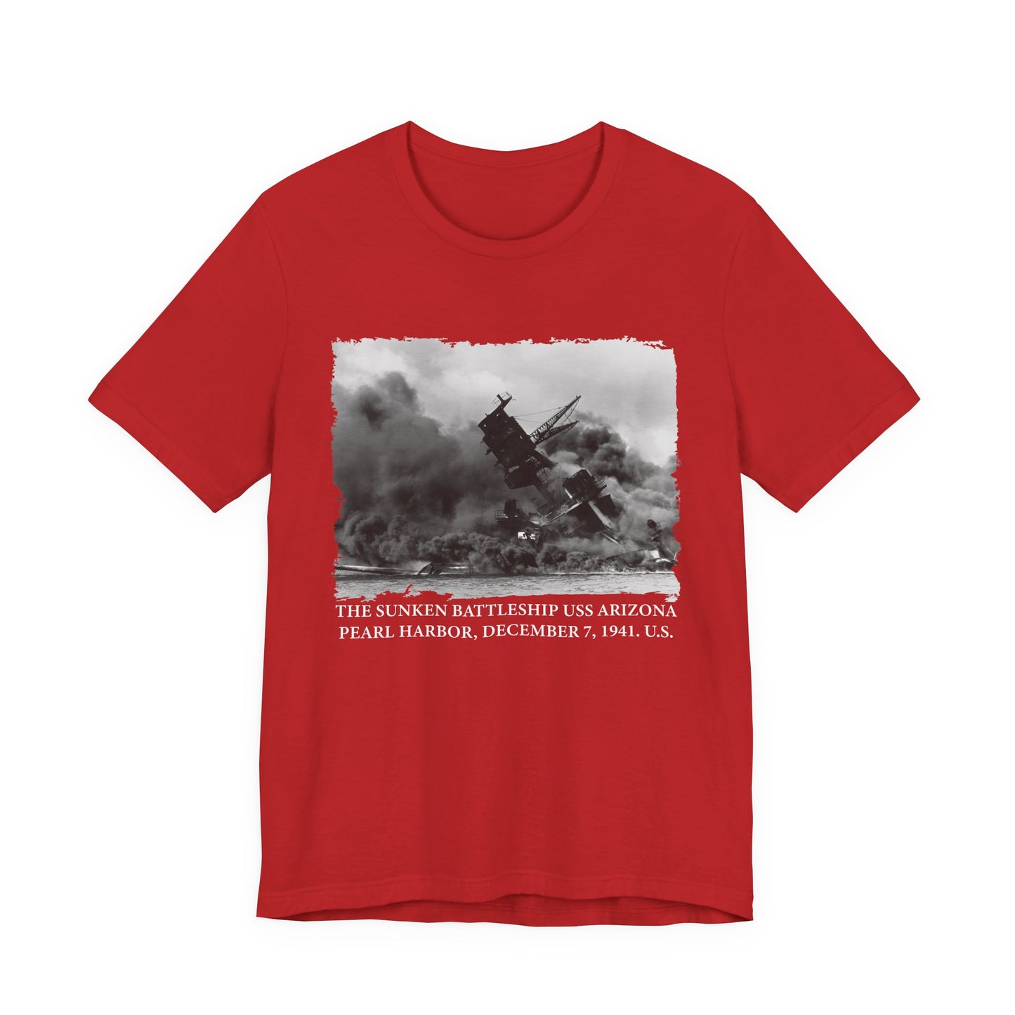 The sunken battleship USS Arizona Pearl Harbor T-Shirt