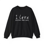 I Love History And Cats Sweatshirts