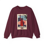 Statue Liberty Postage Stamp Sweatshirt