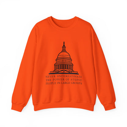 Stupid People In Large Groups Sweatshirt