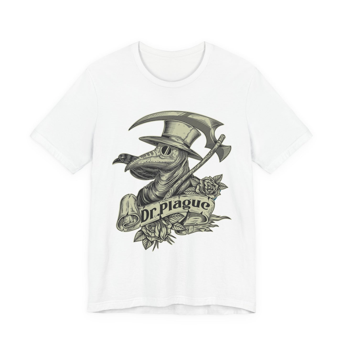 Plague Doctor Roses T-Shirt