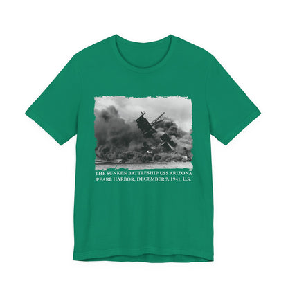The sunken battleship USS Arizona Pearl Harbor T-Shirt