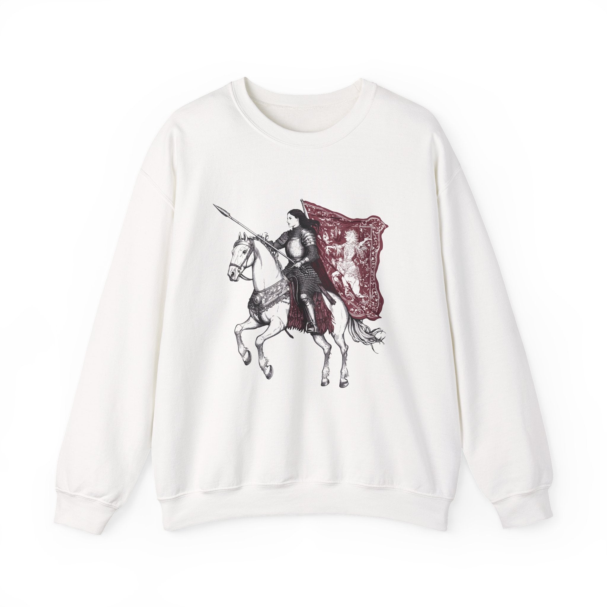 Medieval Knight Warrior Maiden Sweatshirt