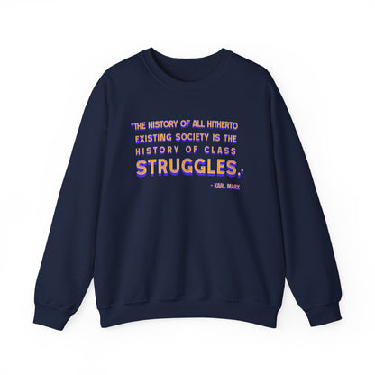 The history of all hitherto existing Sweatshirt