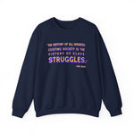 The history of all hitherto existing Sweatshirt