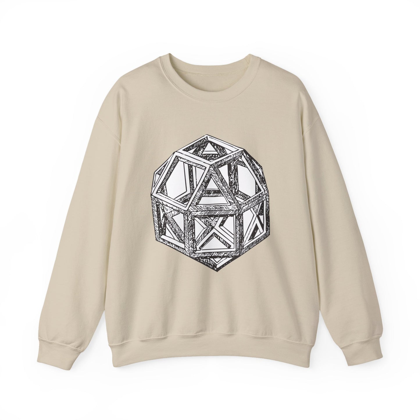 Rhombicuboctahedron Leonardo Da Vinci Sweatshirt