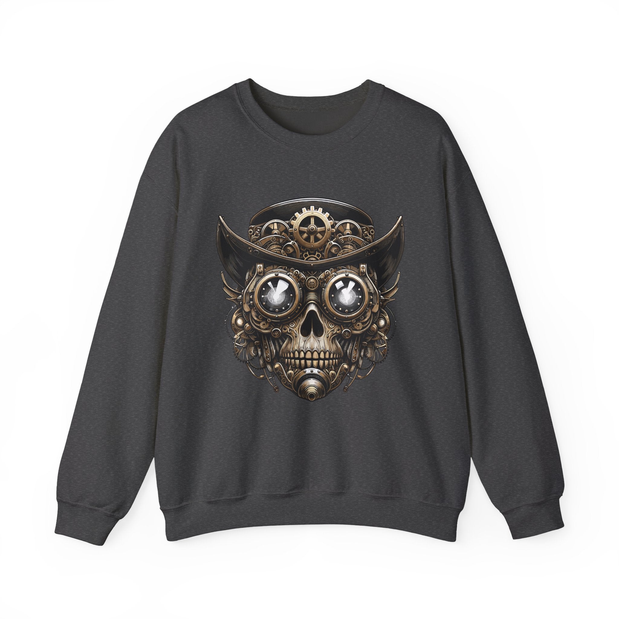 Skull Top Hat Steampunk Sweatshirt
