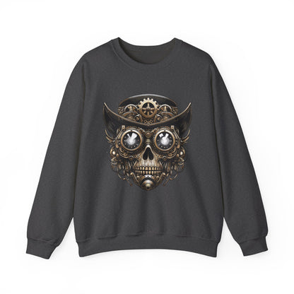 Skull Top Hat Steampunk Sweatshirt