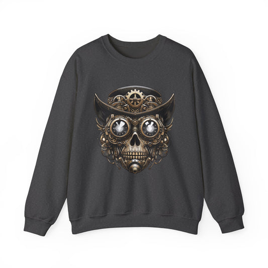 Skull Top Hat Steampunk Sweatshirt
