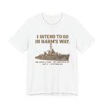 USS Johnston In Harms WayT-Shirt