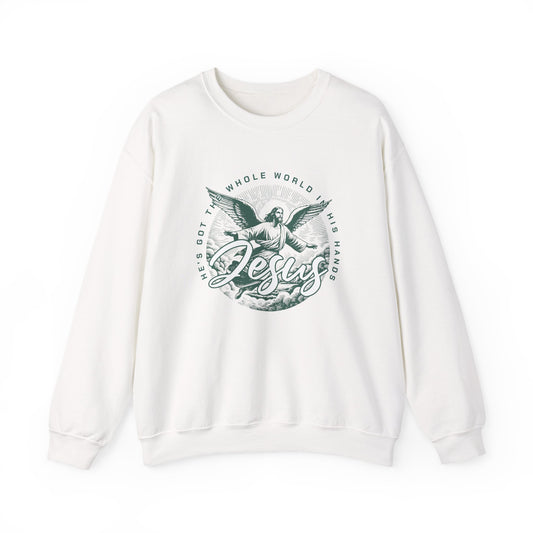 He's got the whole world in his hands Sweatshirt