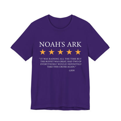 Noah’s Ark Review by a Lion T-Shirt