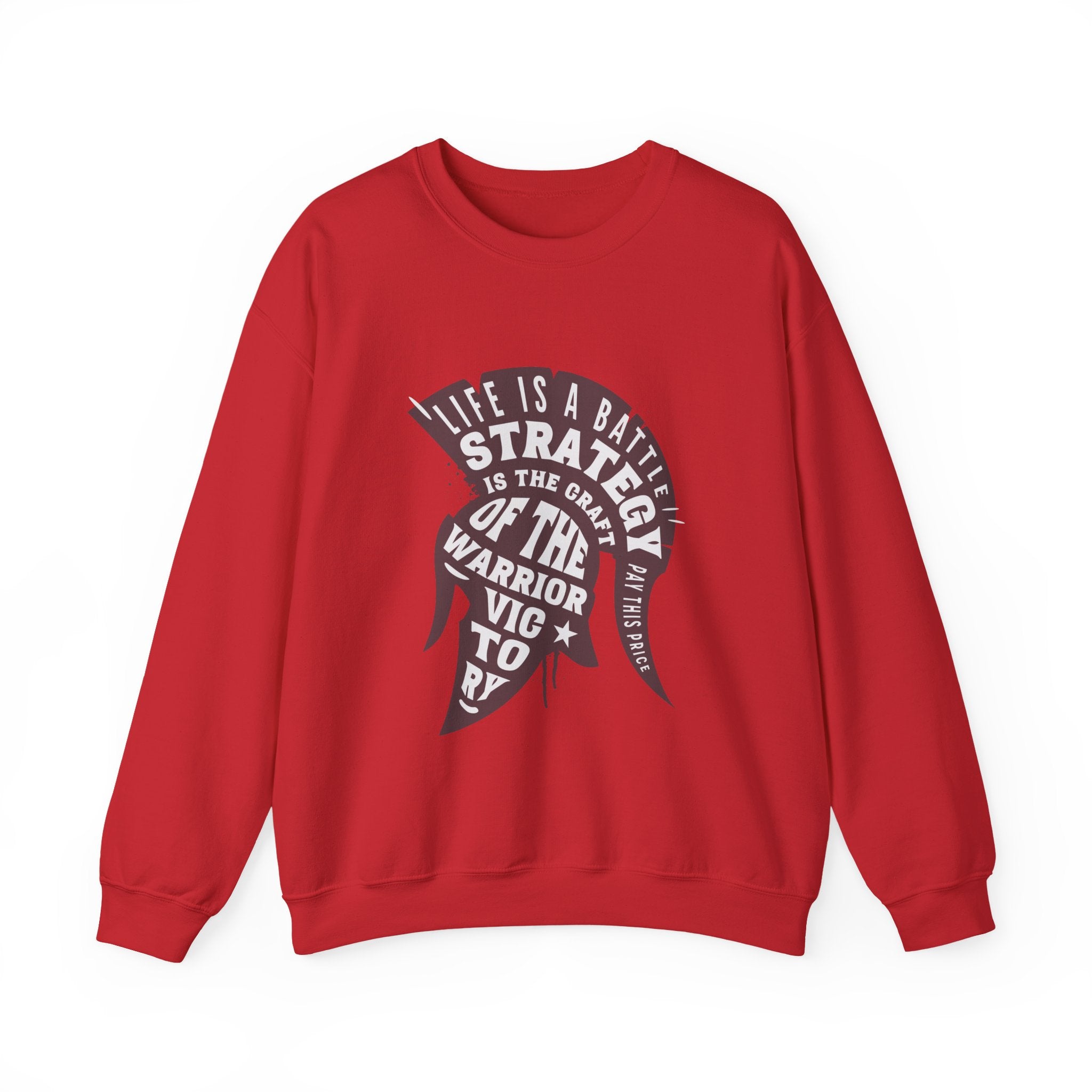 life is a battle strategy sweatshirt