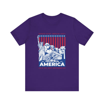 Honoring history happy independence day T-Shirt